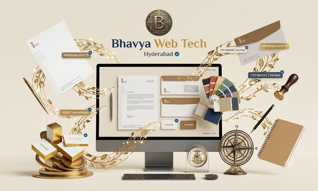 Corporate Stationery Design & Executive Brand Kits | Bhavya Web Tech