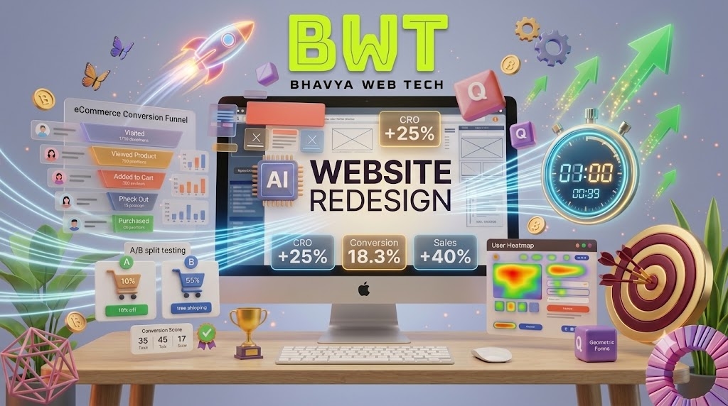 eCommerce Conversion Rate Optimization (CRO) & Funnel Engineering | Bhavya Web Tech