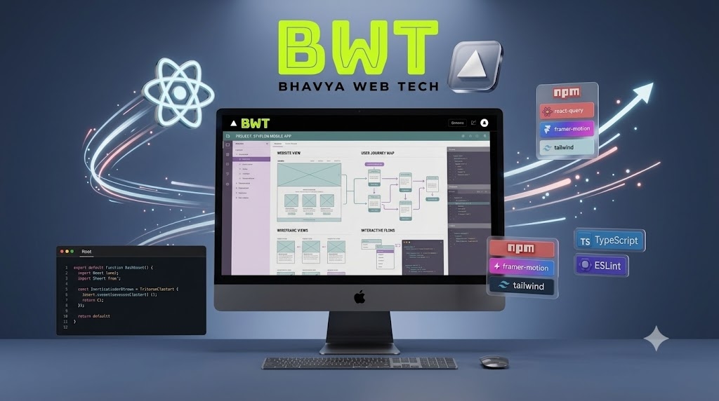 React and Next.js Full-Stack Application Engineering | Bhavya Web Tech